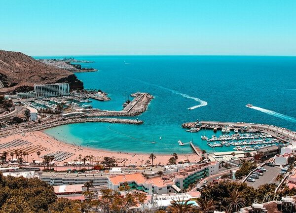 Vista do mar na Gran Canária